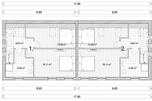 IQ249 Emeleti alaprajz